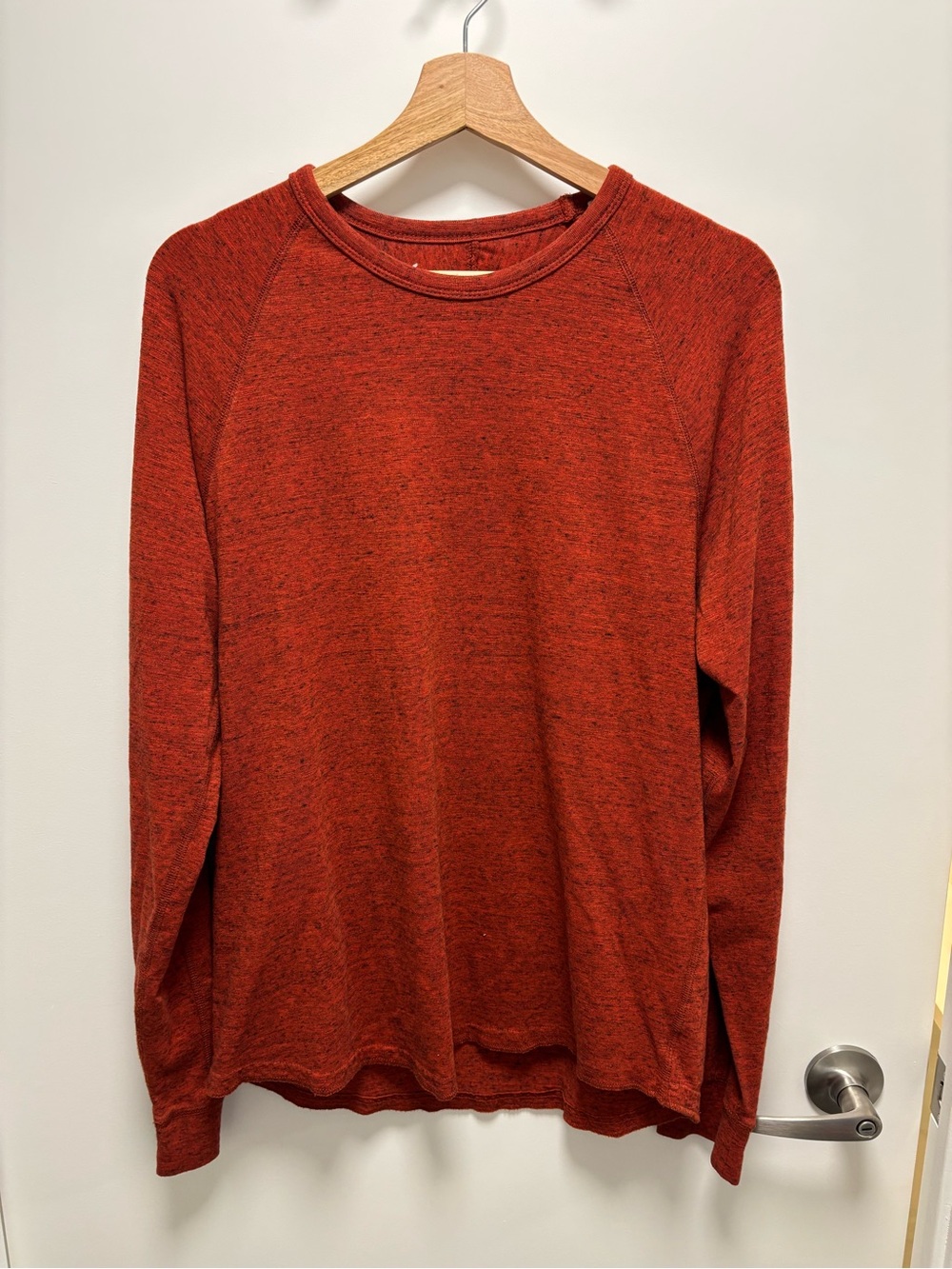 American Eagle Outfitters Rust Heather Crewneck Top